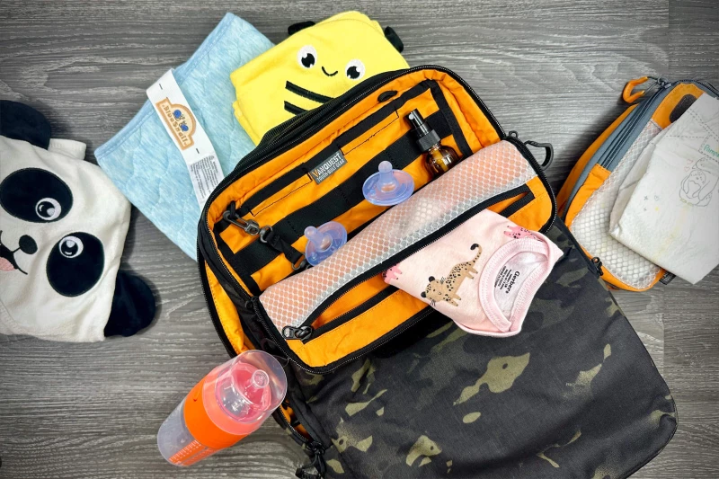 Build a "Dad Bag" with our diaper bag guide