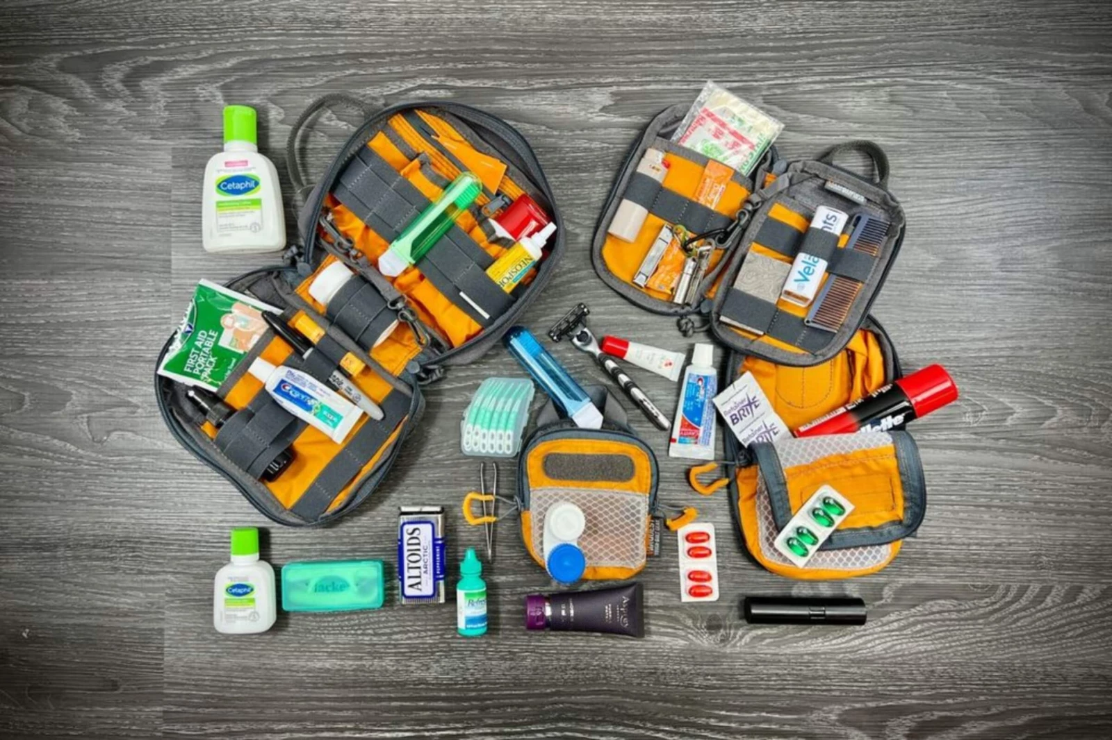 Inspect and restock supplies in your organizer & first aid kits!
